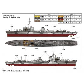 Trumpeter 1:700 German Zerstorer Z-30 1942
