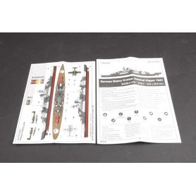 Trumpeter 1:700 German Cruiser Admiral Hipper 1941 