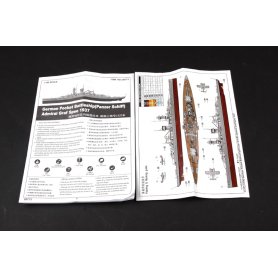 Trumpeter 1:700 German Pocket Battleship(Panzer Schiff) Admiral Graf Spee 1937 