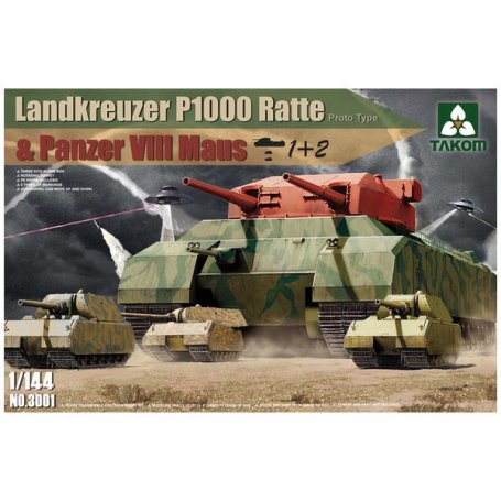 Takom 3001 1/144 Landkreuzer P1000 Ratte