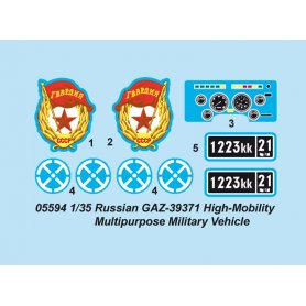 Trumpeter 1:35 Russian GAZ39371 High-Mobility Multipurpose Military Vehicle