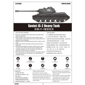 Trumpeter 1:35 Soviet JS-2 Heavy Tank 
