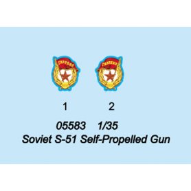 TRUMPETER 05583 SOVIET S-51 SP GUN