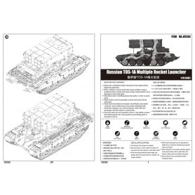 Trumpter 1:35 Russian TOS-1A Multiple Rocket Launcher