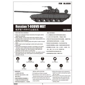 Trumpeter 1:35 Russian T-80BVD MBT