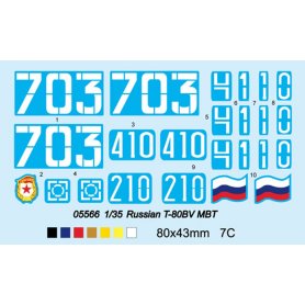 TRUMPETER 05566 T-80BV MBT
