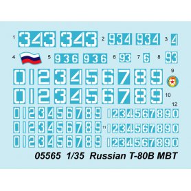 TRUMPETER 05565 T-80B MBT