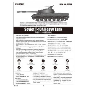 Trumpeter 1:35 Soviet T-10A Heavy Tank