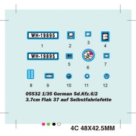 Trumpeter 1:35 German Sd.Kfz.6/2 3.7cm Flak 37 auf Selbstfahrlafette