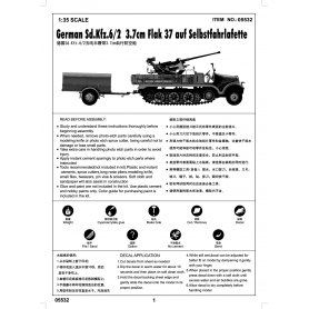 Trumpeter 1:35 German Sd.Kfz.6/2 3.7cm Flak 37 auf Selbstfahrlafette
