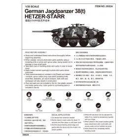 Trumpeter 1:35 German Jagdpanzer 38(t) HETZER STARR