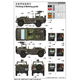 Trumpeter 1:35 JGSDF type 73 Light Truck (Recon) 