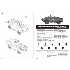 Trumpeter 1:35 Russian 9P148 Konkurs(BRDM-2 Spandrel)