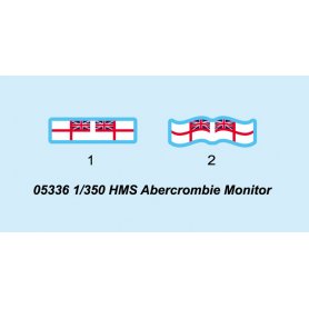 Trumpeter 1:350 HMS Abercrombie Monitor