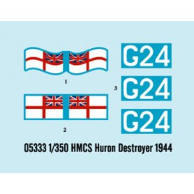 Trumpeter 1:350 HMCS Huron Destroyer 1944