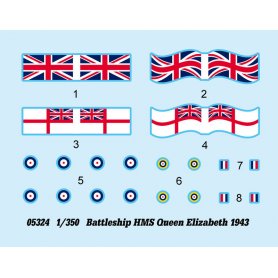 Trumpeter 1:350 Battleship HMS Queen Elizabeth 