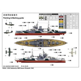 Trumpeter 1:350 Battleship HMS Queen Elizabeth 