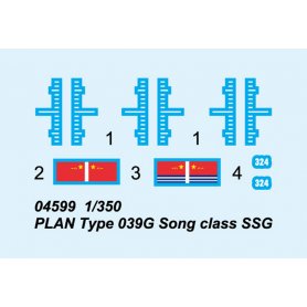 Trumpeter 04599 PLAN Type 039G Song class SSG
