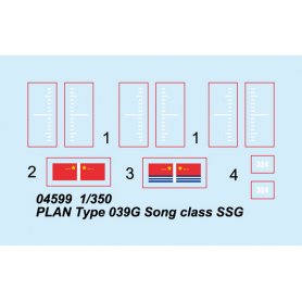 Trumpeter 04599 PLAN Type 039G Song class SSG