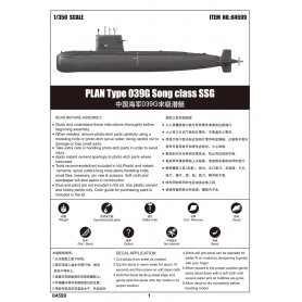 Trumpeter 04599 PLAN Type 039G Song class SSG