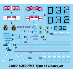 Trumpeter 1:350 HMS Type 45 Destroyer