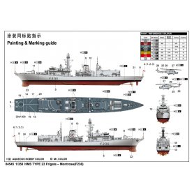 Trumpeter 1:350 HMS TYPE 23 Frigate – Montrose (F236)