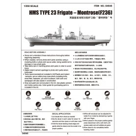 Trumpeter 1:350 HMS TYPE 23 Frigate – Montrose (F236)