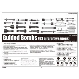 Trumpeter 1:32 US aircraft weapons - Guided Bombs