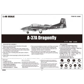 Trumpeter 1:48 US A-37A Dragonfly Light Ground-Attack Aircraft