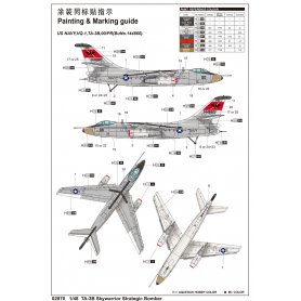 Trumpeter 1:48 TA-3B Skywarrior Strategic Bomber 