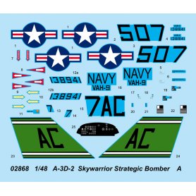 Trumpeter 1:48 A-3D-2 Skywarrior Strategic Bomber 