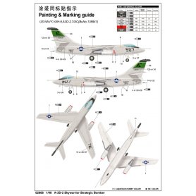 Trumpeter 1:48 A-3D-2 Skywarrior Strategic Bomber 