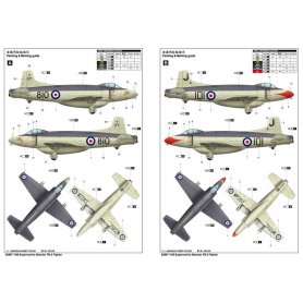 Trumpeter 1:48 Supermarine Attacker FB.2 Fighter 
