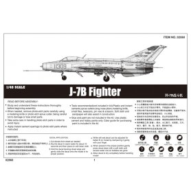 Trumpeter 1:48 J-7B Fighter