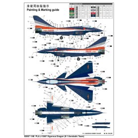 Trumpeter 1:48 PLA J-10AY Vigorous Dragon [8.1 Aerobatic Team]