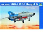 Trumpeter 1:32 Mikoyan-Gurevich MiG-21UM Mongol B
