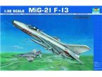 Trumpeter 1:24 Mikoyan i Gurevich MiG-21 F-13