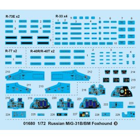 Trumpeter 1:72 Russian MiG-31B/BM Foxhound 