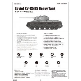 Trumpeter 1:35 Soviet KV-1S/85 Heavy Tank