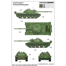 Trumpeter 1:35 Russian T-62 Mod.1975 (Mod.1962+KTD2)