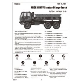 Trumpeter 1:35 M1083 FMTV Standard Cargo Truck 