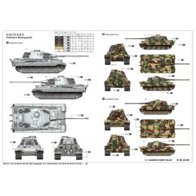 Trumpeter 1:16 German Kingtiger 2 in 1(Henschel Turret & Porsche Turret)