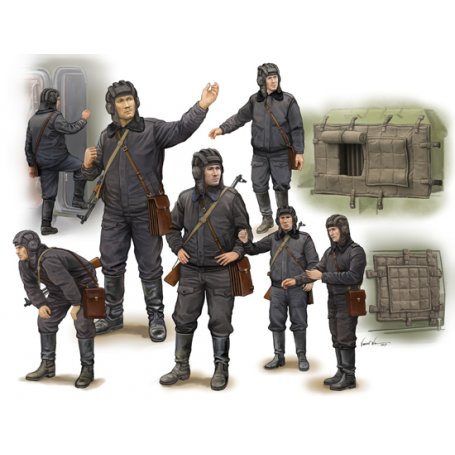 Trumpeter 00434 Soviet soldier - Scud B crew