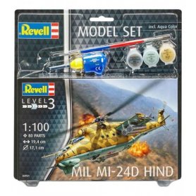 Revell 64951 Model Set MIL Mi-24D Hind 1/100