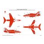 Airfix 02005C Raf Red Arrows Hawk 50Ds