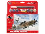 Airfix 1:72 Boulton Paul Defiant Mk.I - STARTER SET - w/paints 