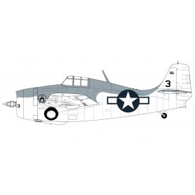 Airfix 1:72 Grumman F4F-4 Wildcat Starter Set 