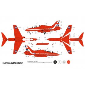 Airfix 1:72 RAF Red Arrows Hawk 2015 Starter Set