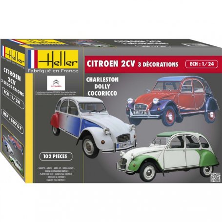 Heller 80767 Citroen 2 CV specjalne malowanie