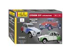 Heller 1:24 Citroen 2CV UNIQUE DECORATIONS